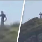 Hikers Record Strange Footage of '10ft Tall Alien Beings' Observing From a Hilltop.