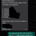 Shocking Chat Between a Lady Who Wanted to Sponsor Students' Education & the Principal who Insis...