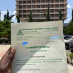 Young Man Celebrates Graduation with Third Class Degree from Ahmadu Bello University After Nine Year...