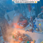 Gratitude to the Queen Mother: Man Shares Video of Money R!tual at Shrine
