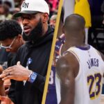 LeBron James and His Son Bronny Make History by Playing Together on the Court for the First Time
