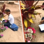 Boy Visits Mom's Grave Daily After School, Stranger Approaches and Notices Him Holding a Piece of Pa...