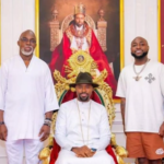 Actor Patrick Doyle Questions Davido's Outfit Choice for Visit to the Olu of Warri