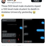 100-Level Male Student Allegedly D!es After Being R*ped by Multiple Senior Boys at Well-Known Osun U...